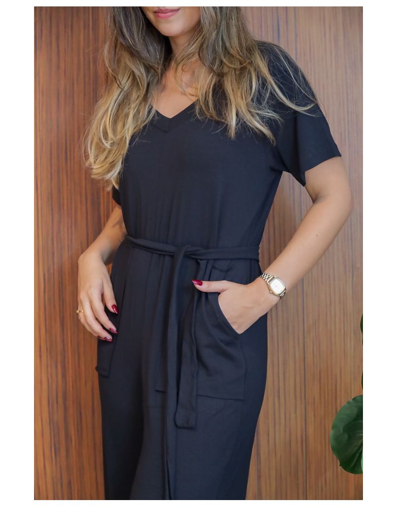 Macacão Basic Preto