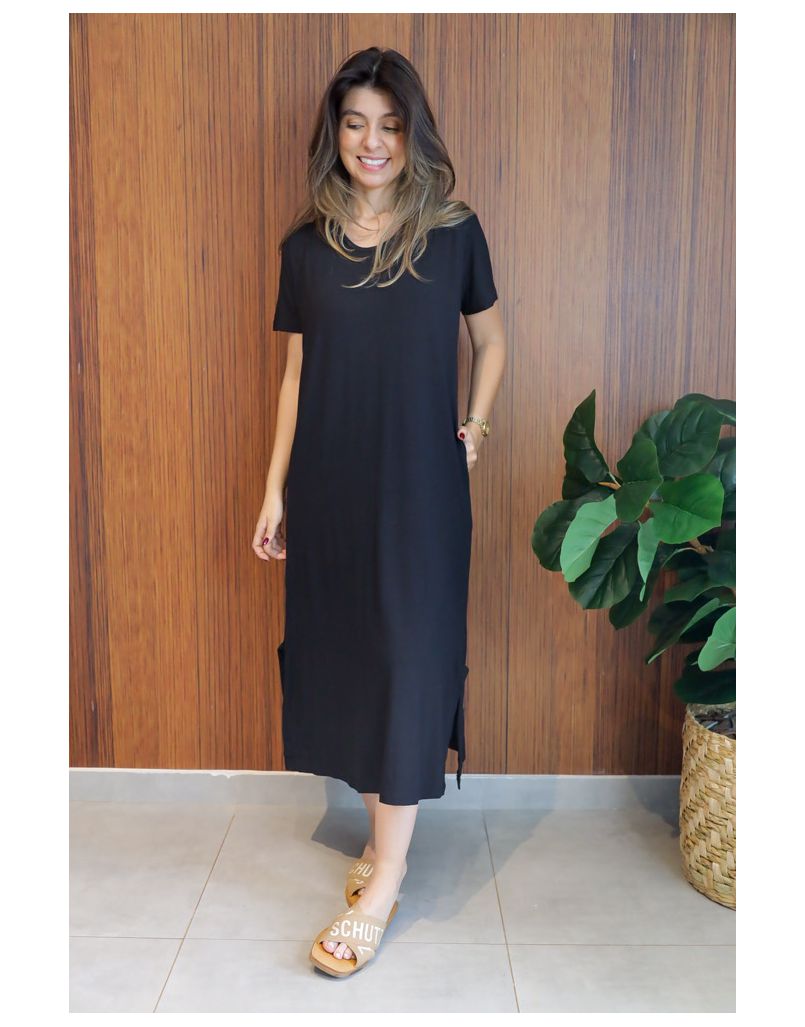 Vestido Basic Preto - IZABELA ROSA