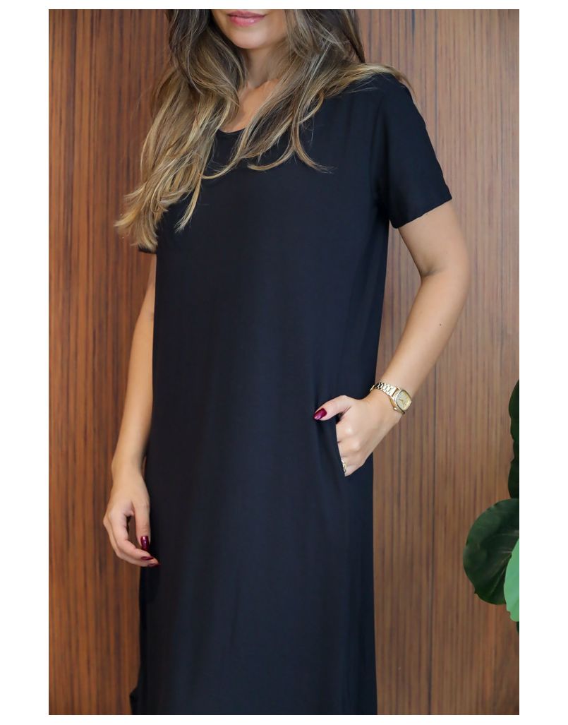 Vestido Basic Preto