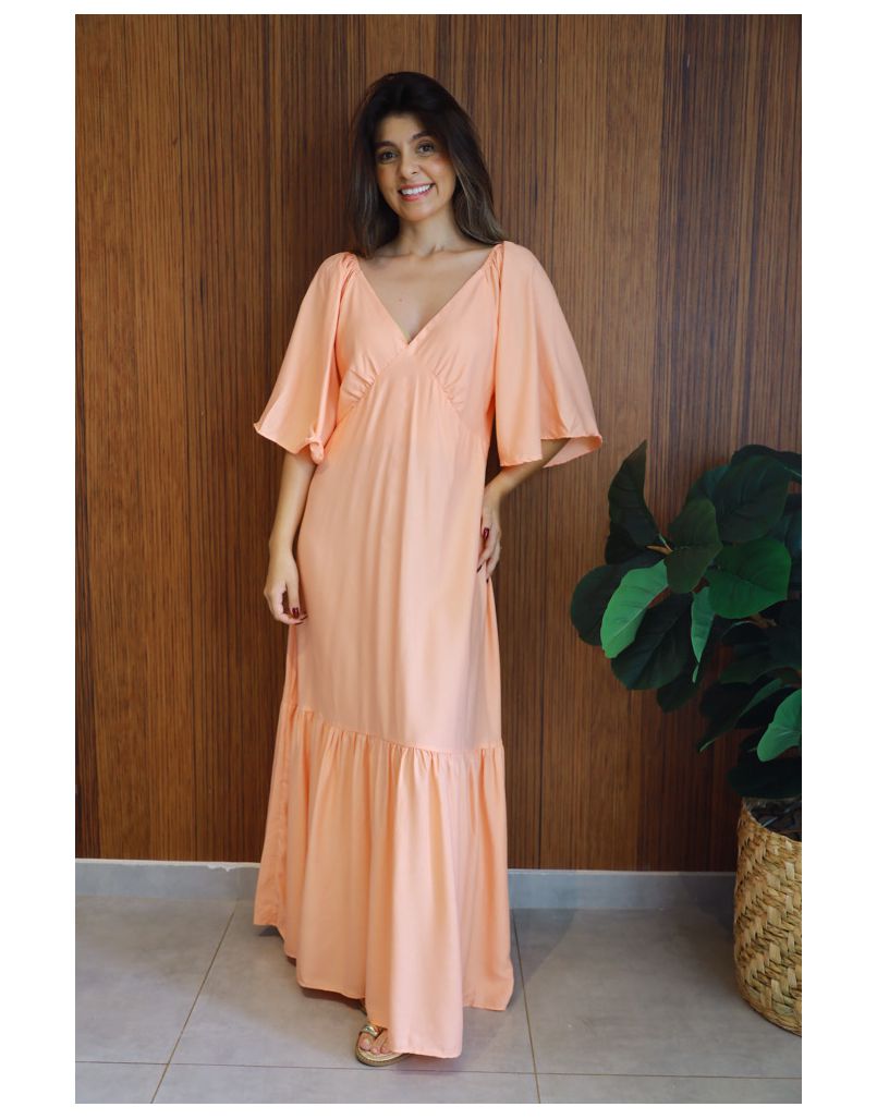 Vestido Valentina Salmão - IZABELA ROSA