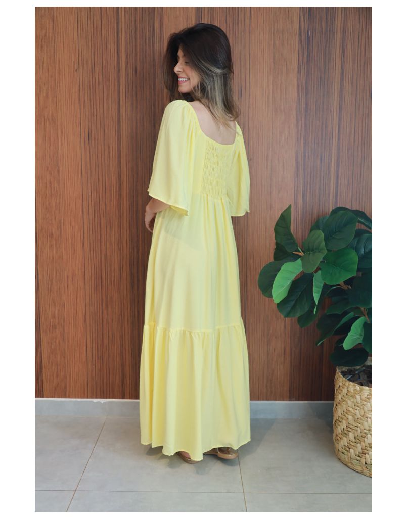 Vestido Valentina Amarelo