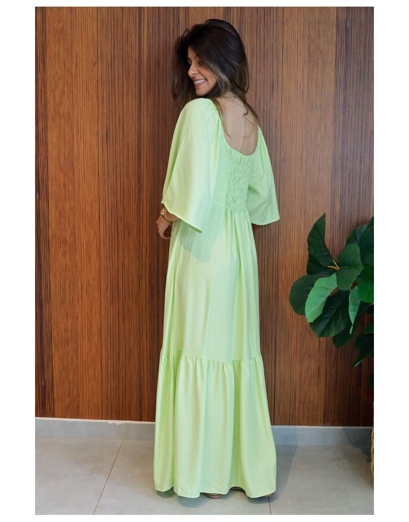 Vestido Valentina Verde Lima