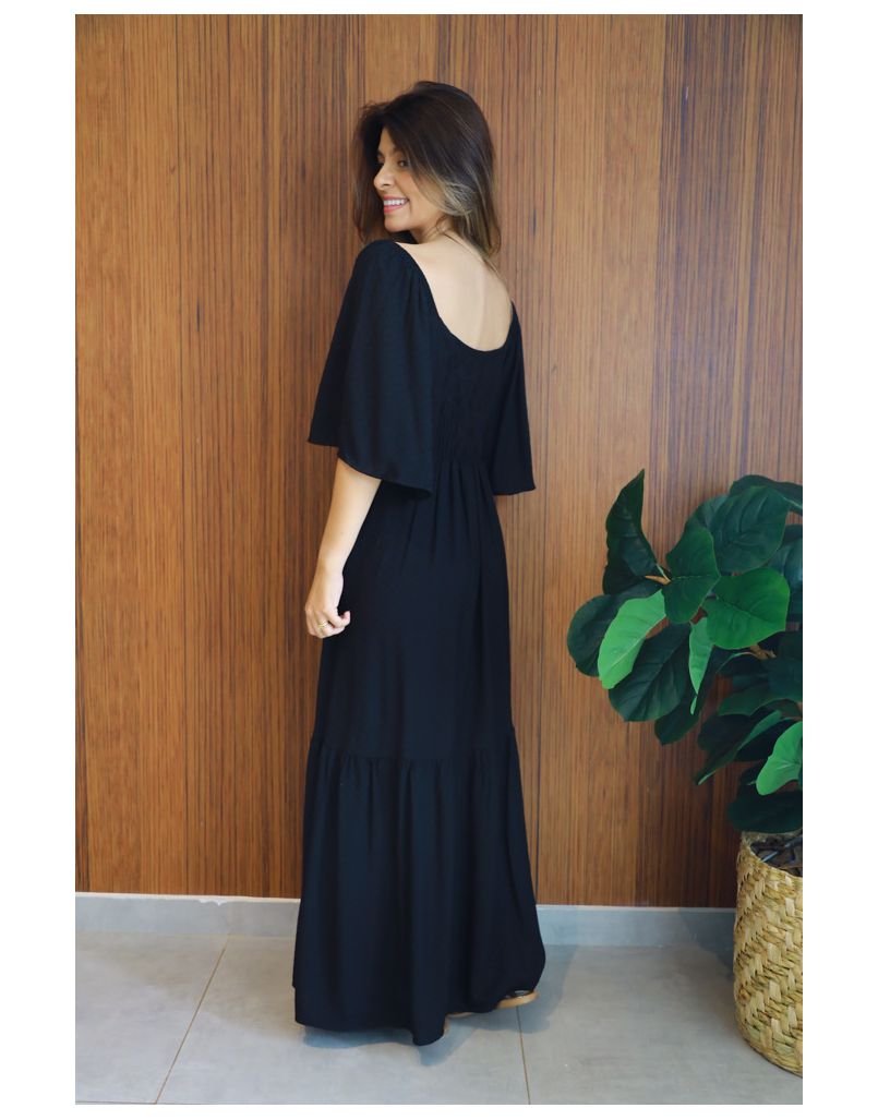 Vestido Valentina Preto