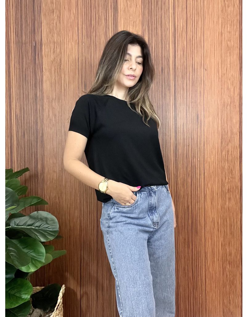 Blusa Tricot Premium Preta