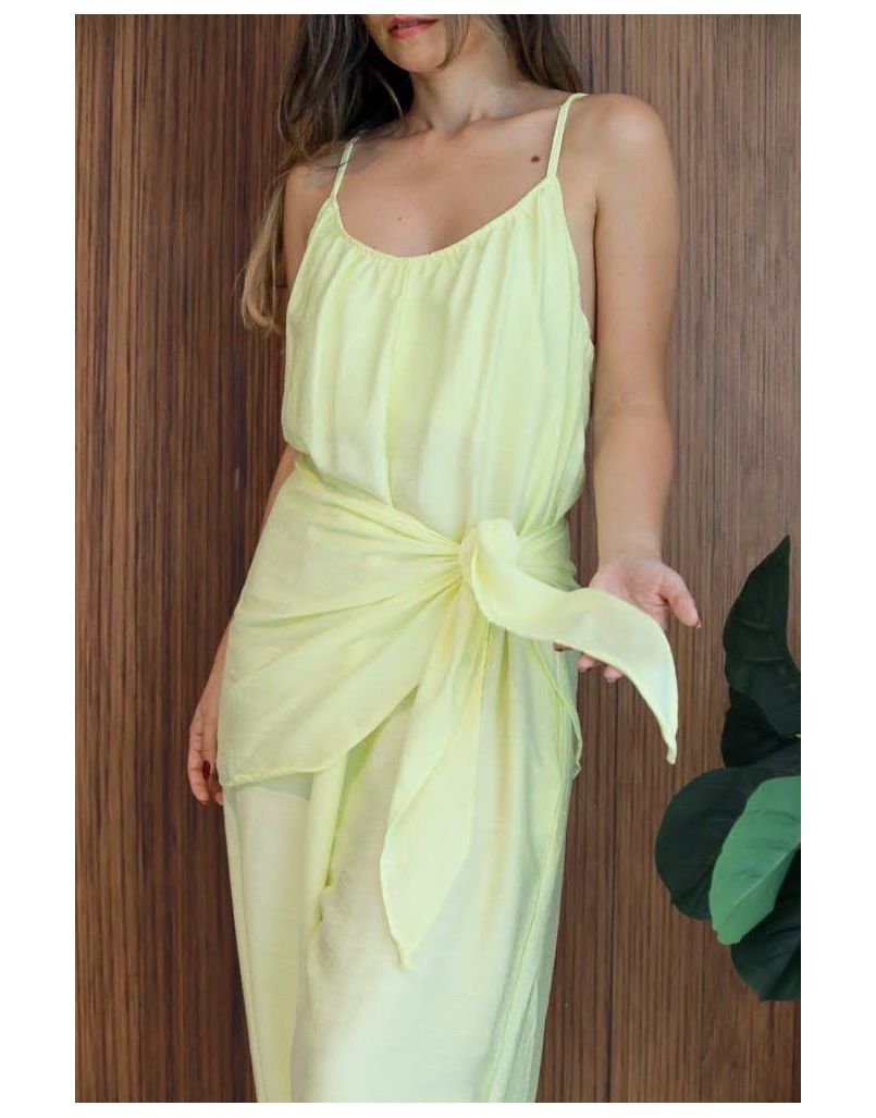 Macacão Pareo Amarelo