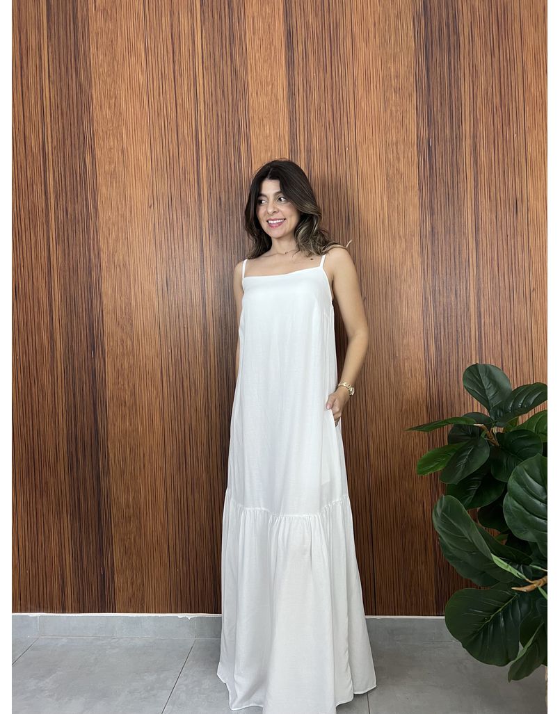 Vestido Celine Branco - IZABELA ROSA