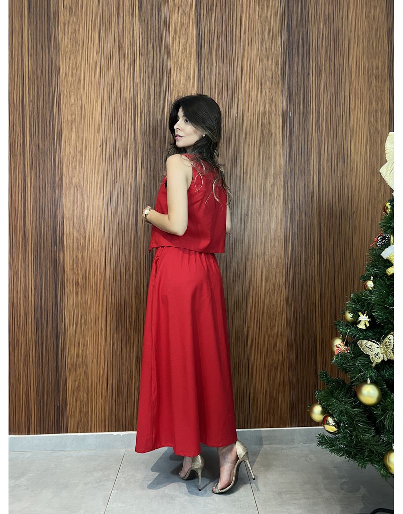 Conjunto Valentina Vermelho