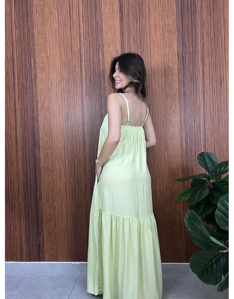 Vestido Celine Verde Lima