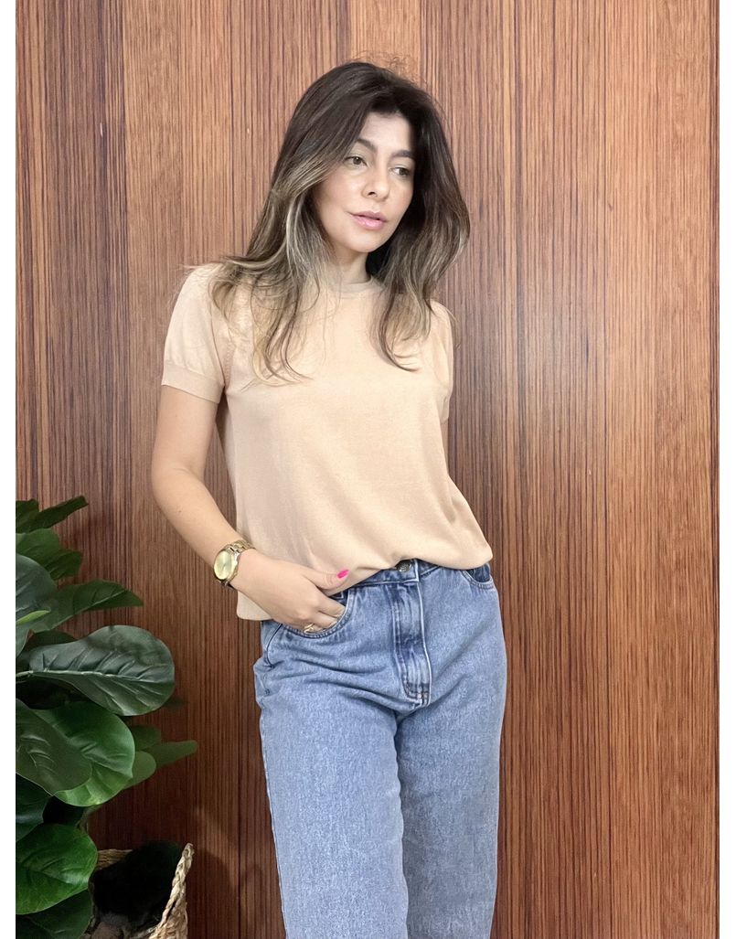 Blusa Tricot Premium Bege. - IZABELA ROSA