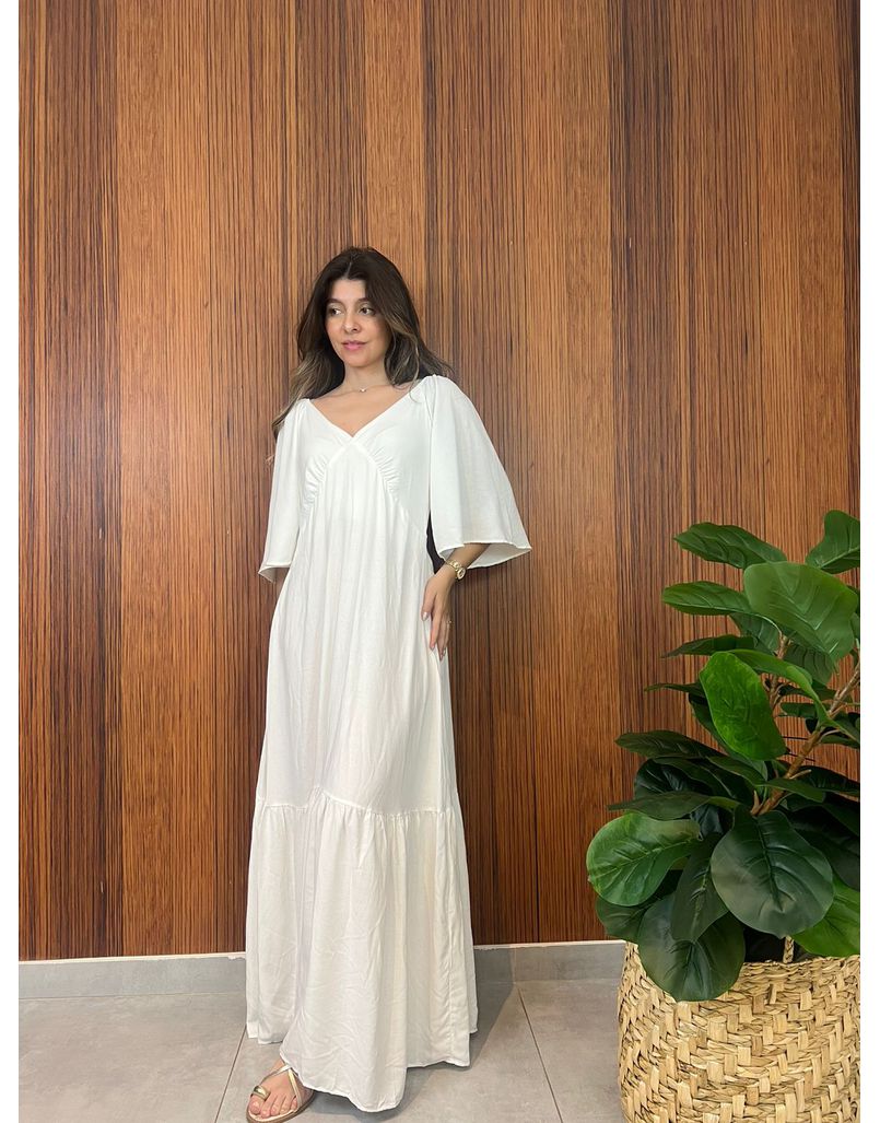 Vestido Valentina Branco - IZABELA ROSA