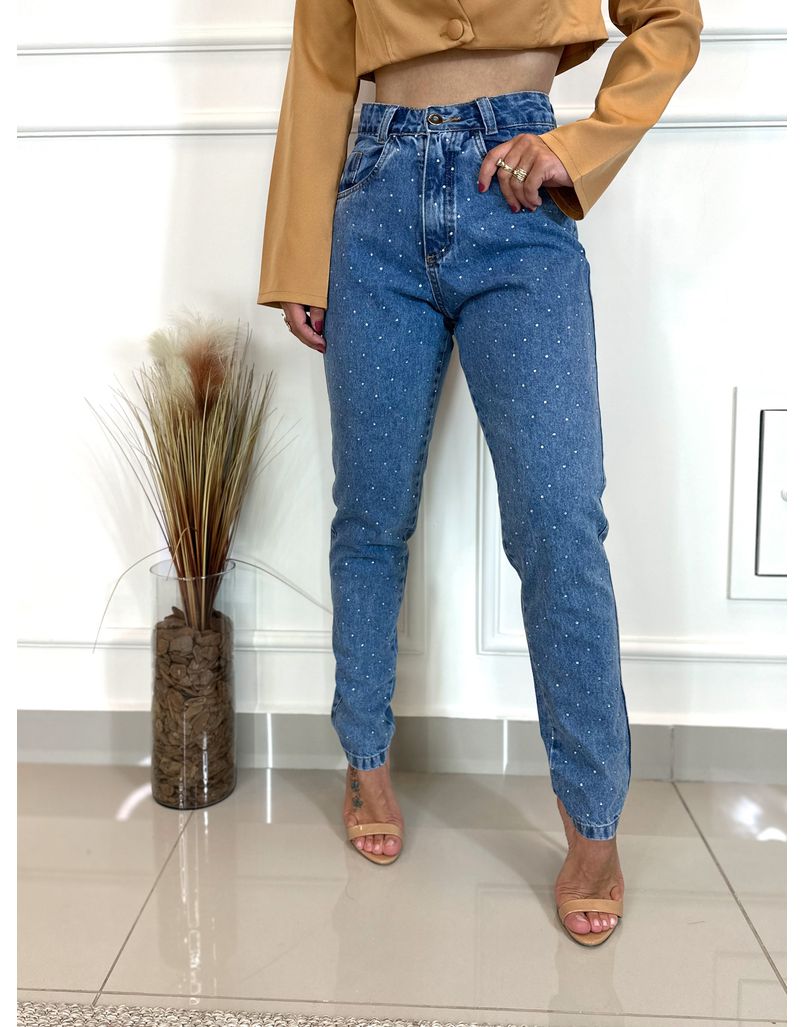 Meia-Calça Feminina Com Strass MeMoi - Brilho E Conforto