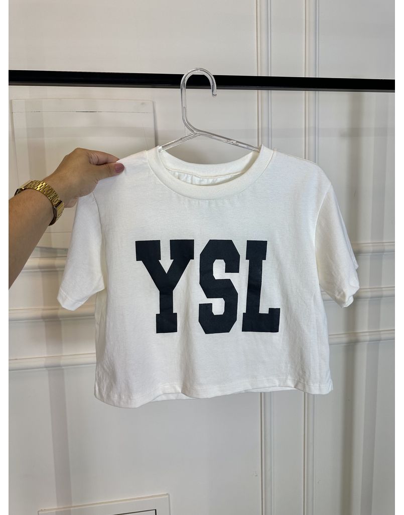 Camiseta Cropped YS Off - Loja La Mina 