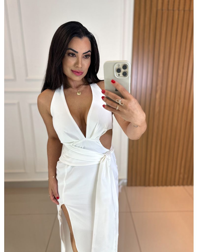 Vestido Midi Vera Branco 