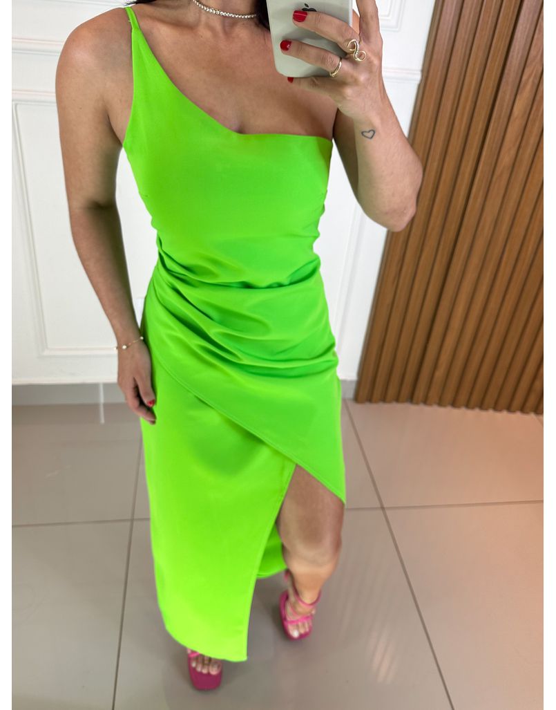 Vestido Alfaiataria Ellia Verde