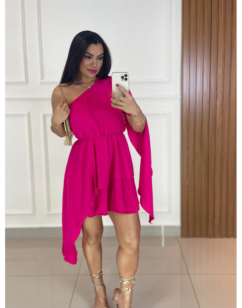 Vestido Nula Manga Becca Pink