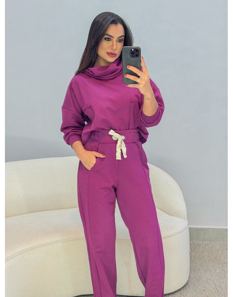 Conjunto Layane Fúcsia 