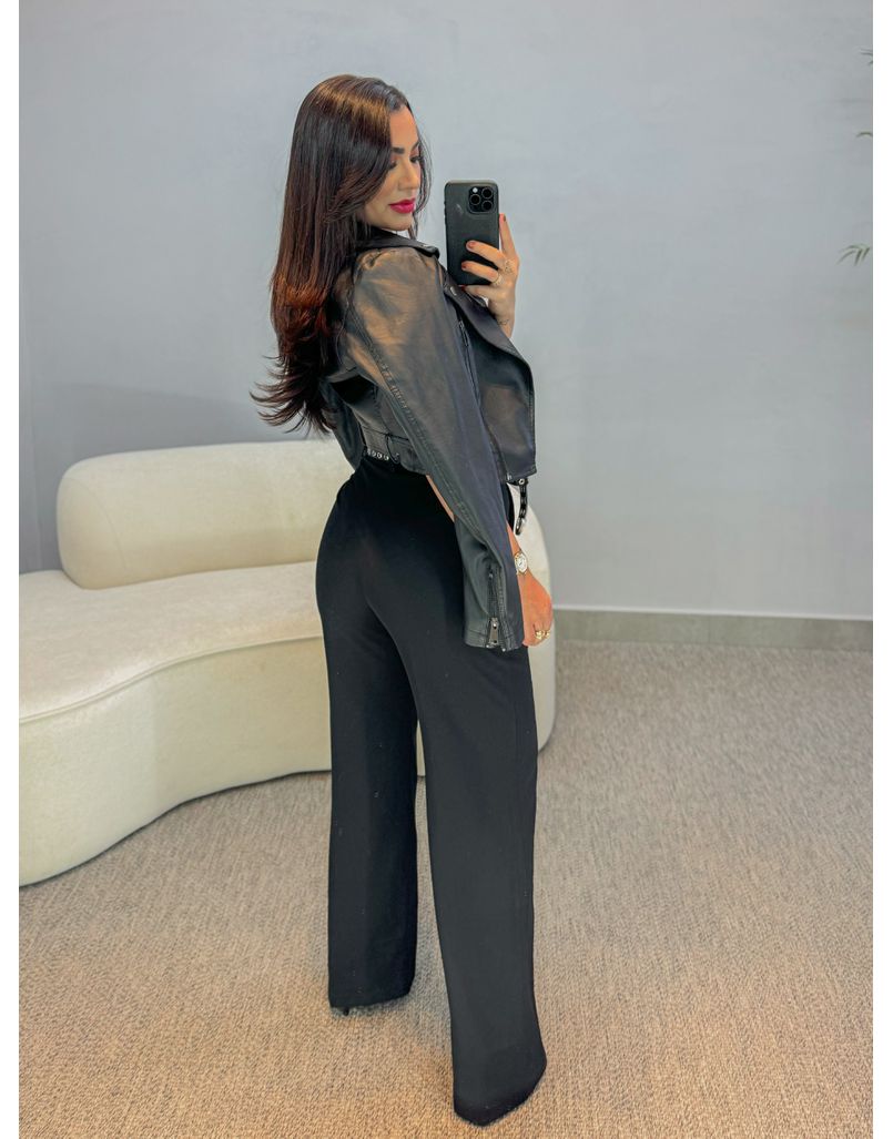 Calça Reta Premium Preta