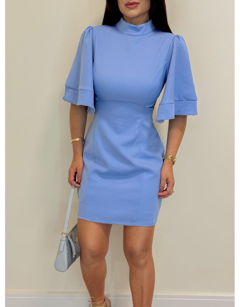 Vestido Clara Azul Bebê