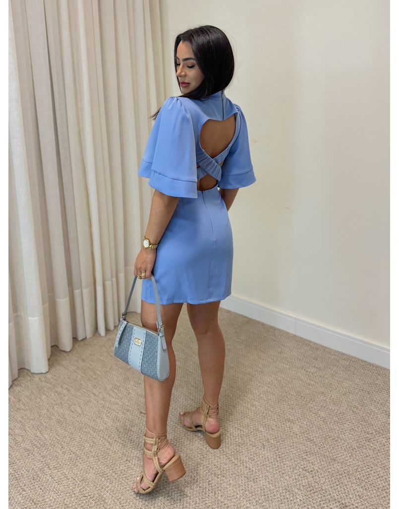 Vestido Clara Azul Bebê