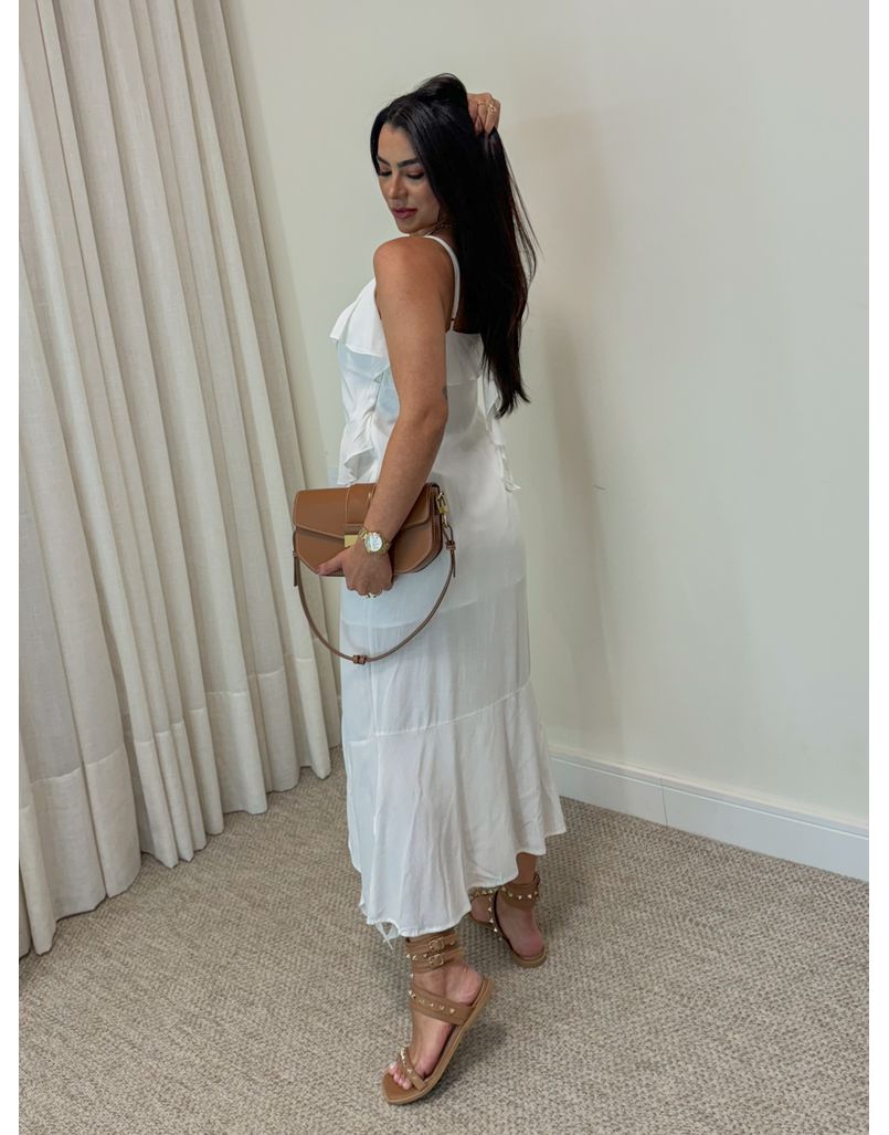 Vestido Midi Alcinha Branco