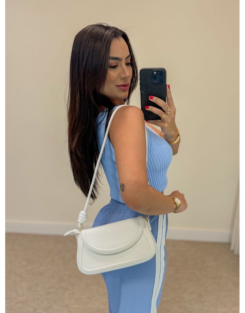 Bolsa Alça Nó Branca