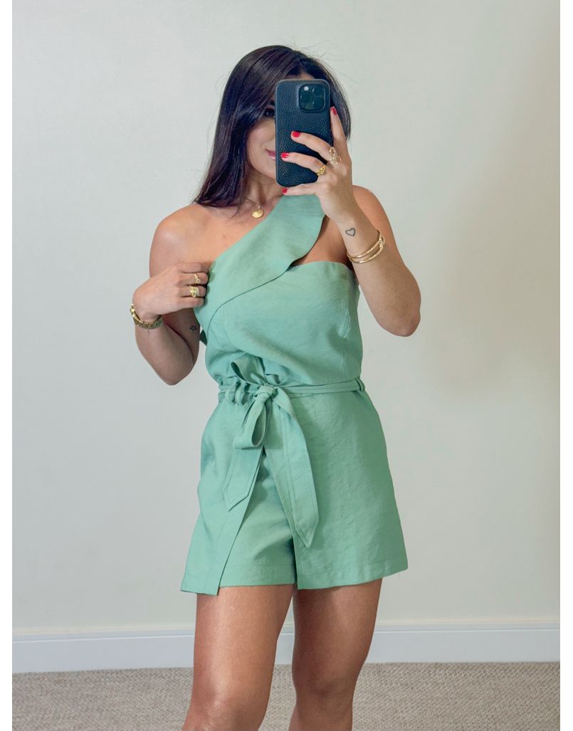 Conjunto Short Saia Líbia Verde