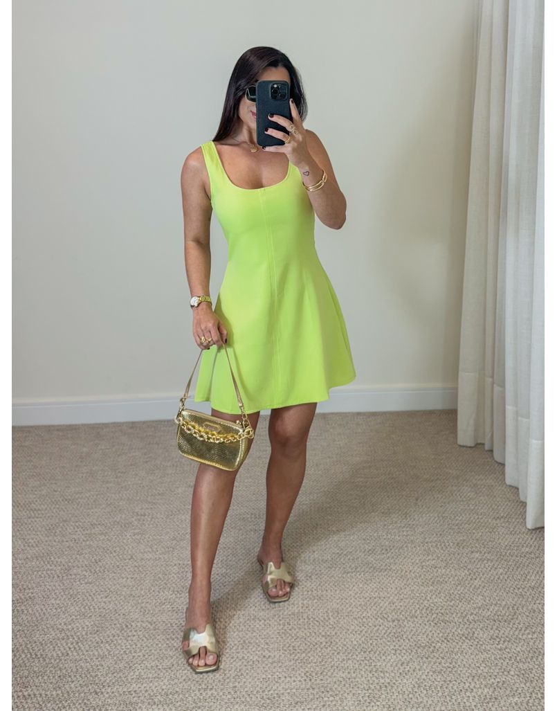 Vestido Basic Alça Mia Lima - Loja La Mina 