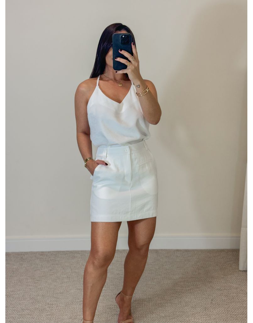Saia Viscolinho Bruna Off