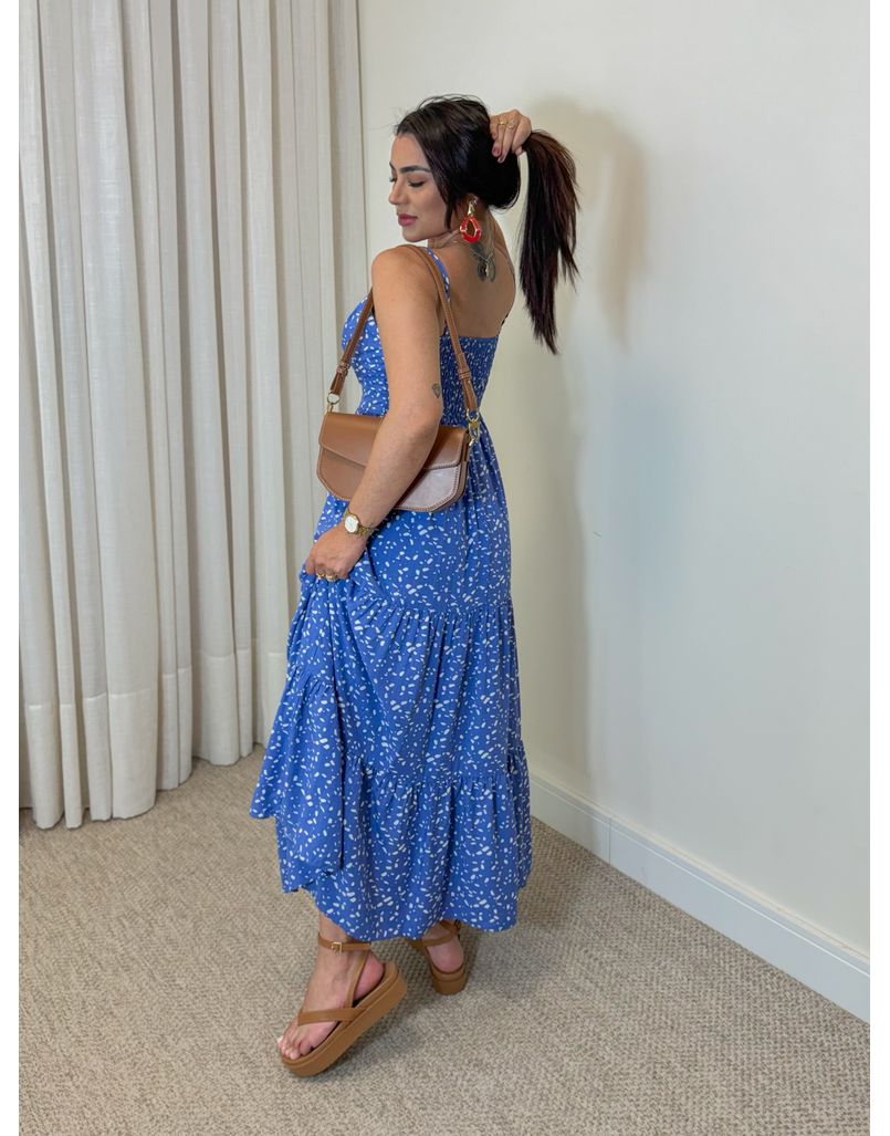 Vestido Atenas Dálmata Azul 