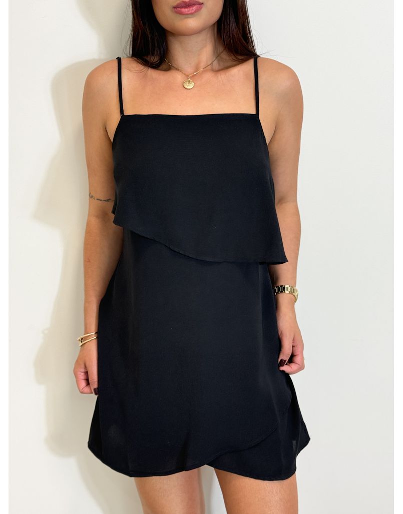 Vestido Alcinha Jordânia Preto
