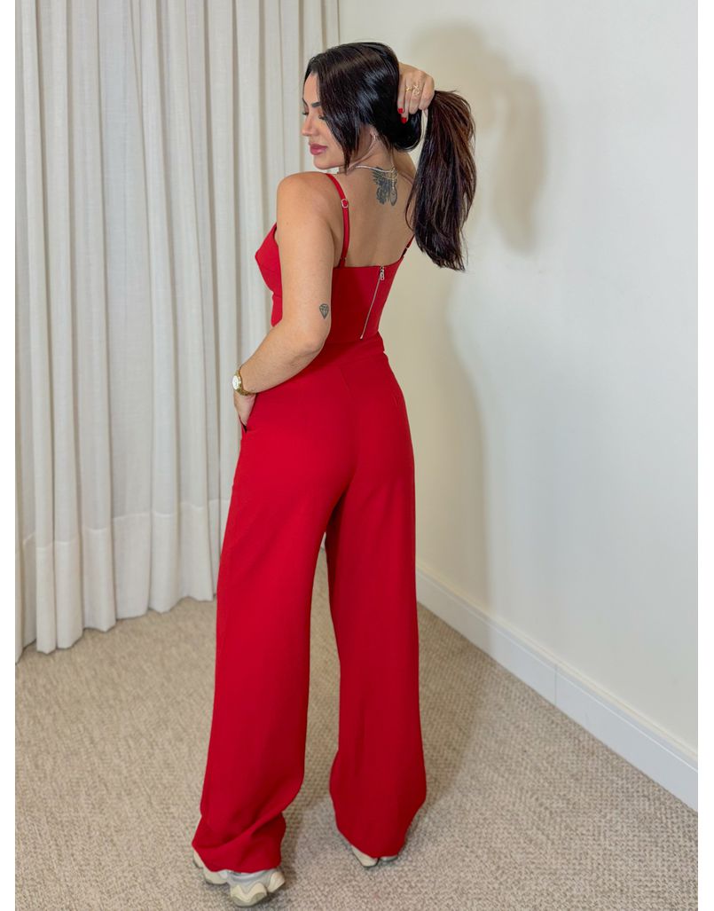 Conjunto Calça Luciana Vermelho