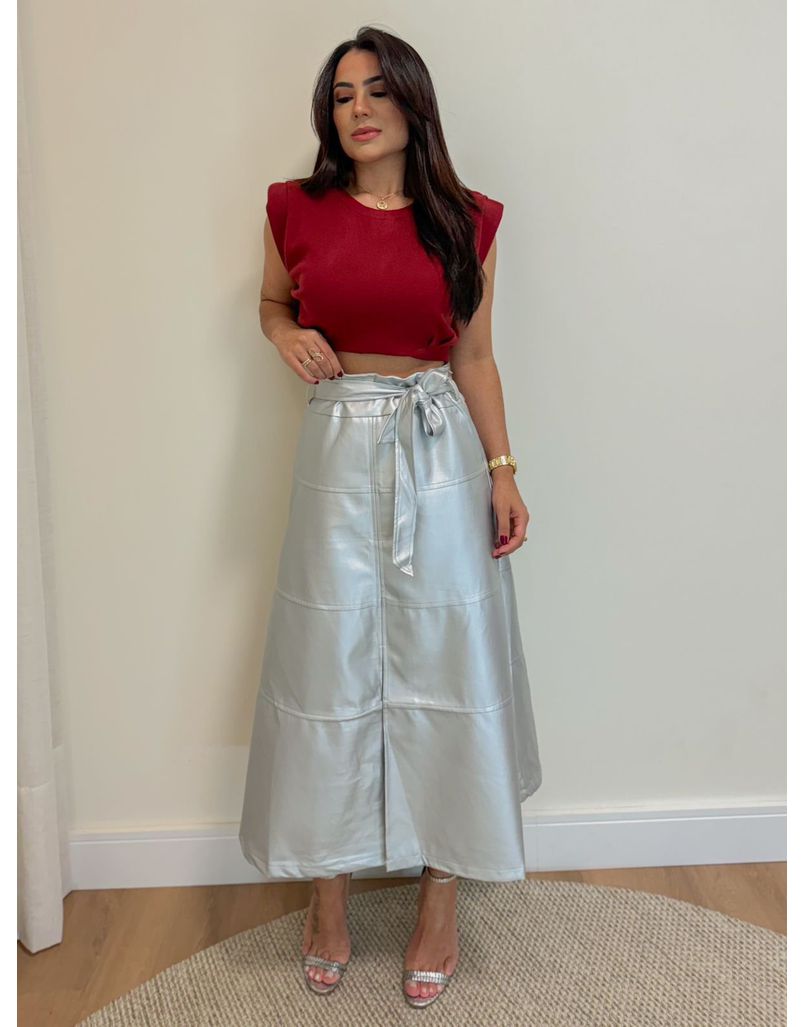 Blusa Tricot Muscle Tee Cherry