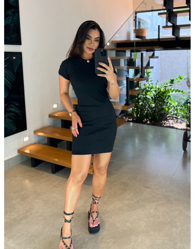 Vestido Tubinho Eva Preto