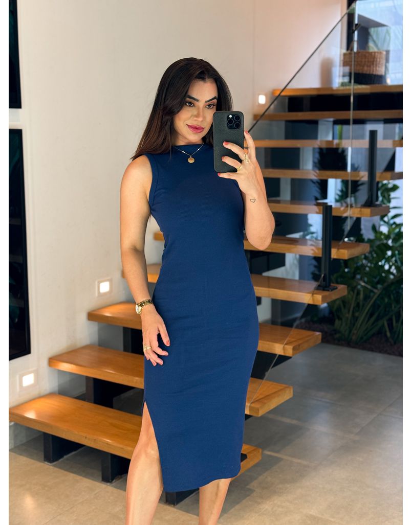 Vestido Canelado Kiara Marinho