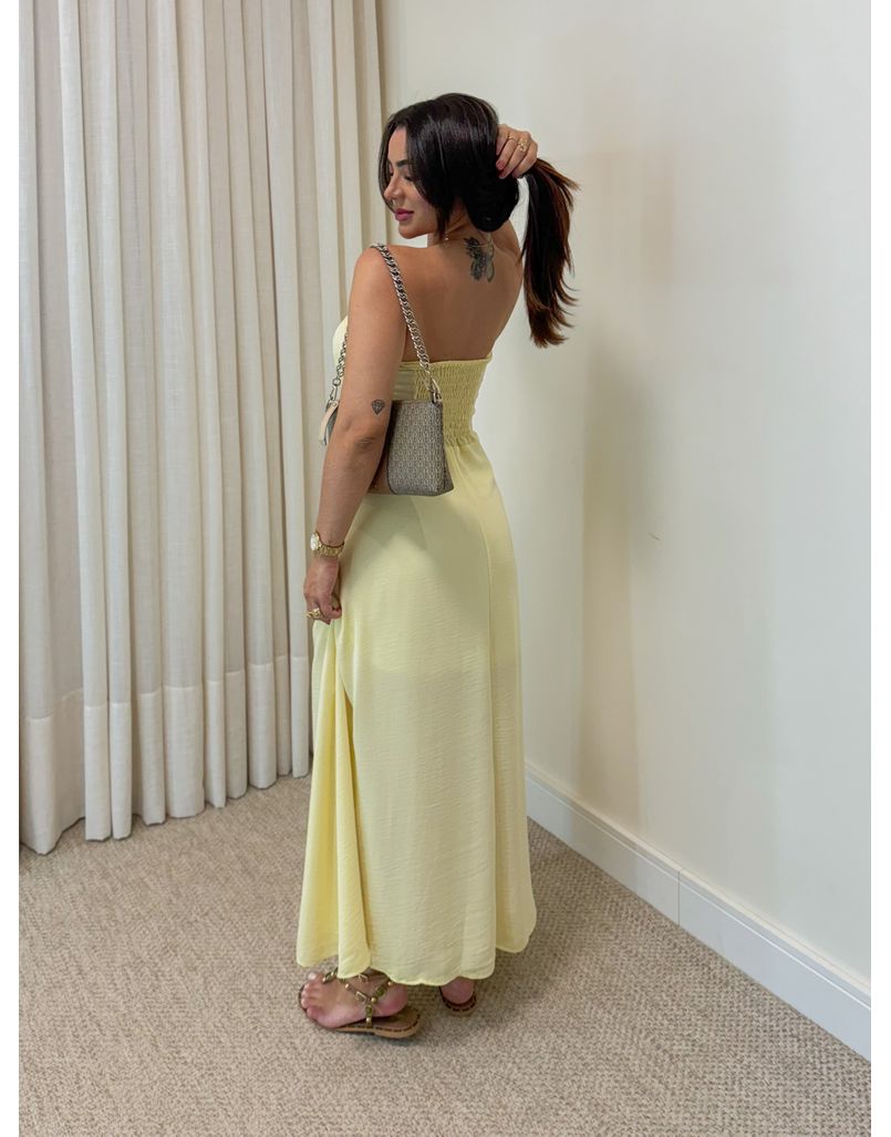 Vestido Tomara Que Caia Aline Amarelo