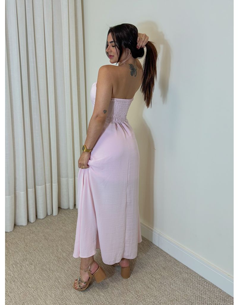Vestido Tomara Que Caia Aline Rosa