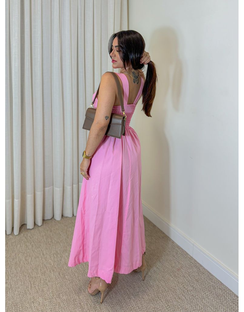 Vestido Meia Taça Florença Rosa