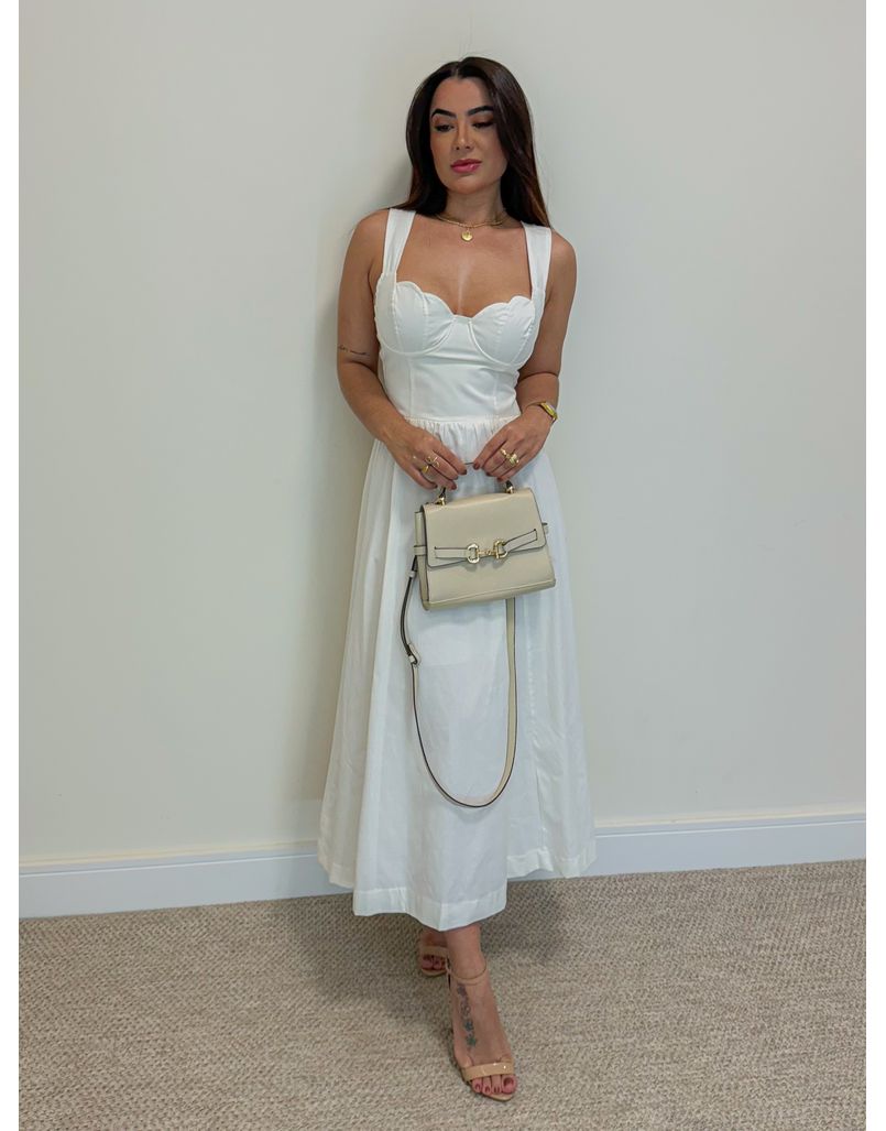 Vestido Meia Taça Florença Off