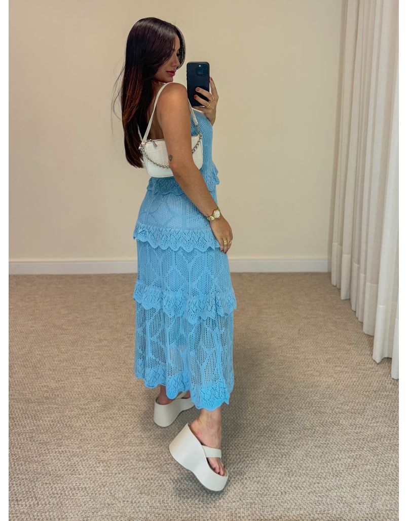 Vestido Tomara Que Caia Julieta Azul