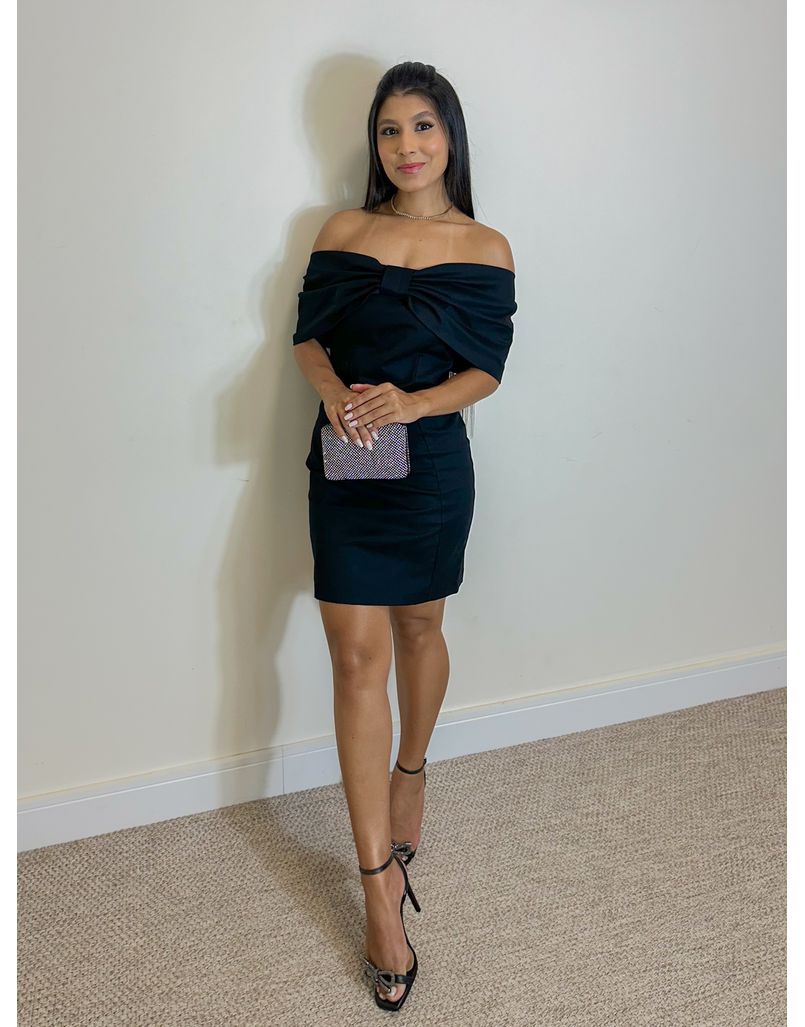 Vestido Daiana Preto - Loja La Mina 
