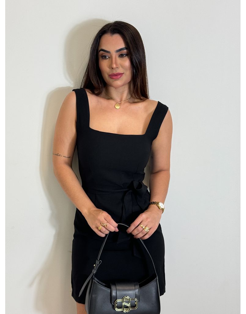 Vestido Alça Camile Preto