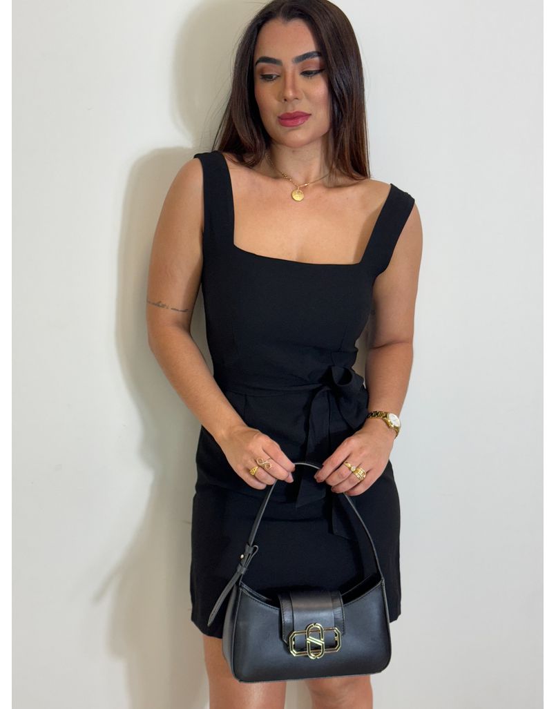 Vestido Alça Camile Preto