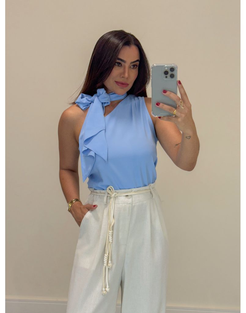 Blusa Susan Azul - Loja La Mina 
