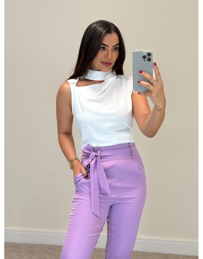 Blusa Eliana Branca - Loja La Mina 
