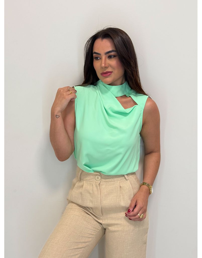 Blusa Eliana Verde - Loja La Mina 