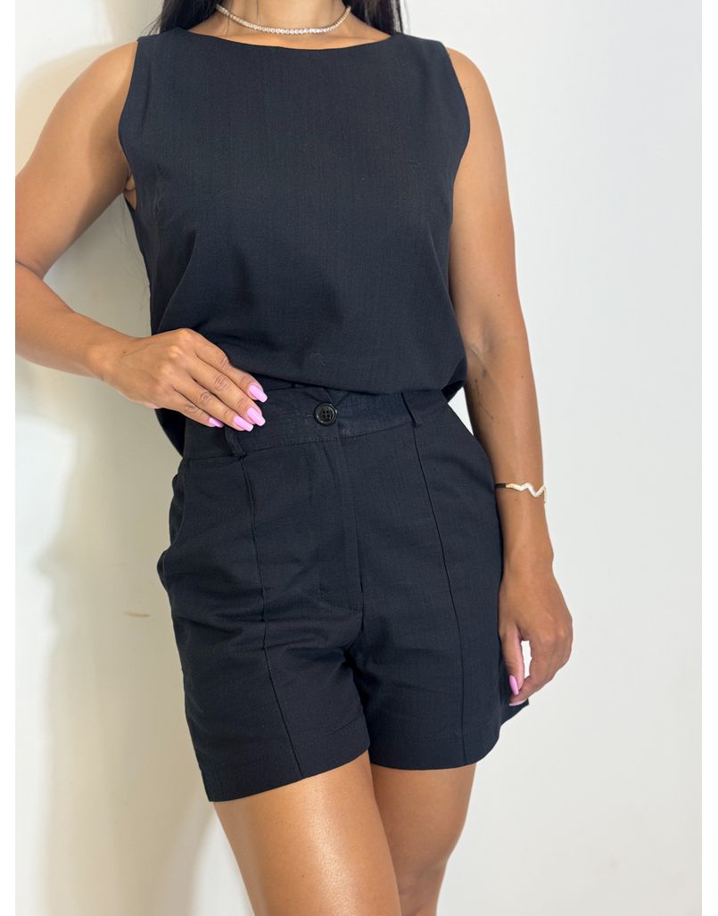 Conjunto Linho Viviane Preto