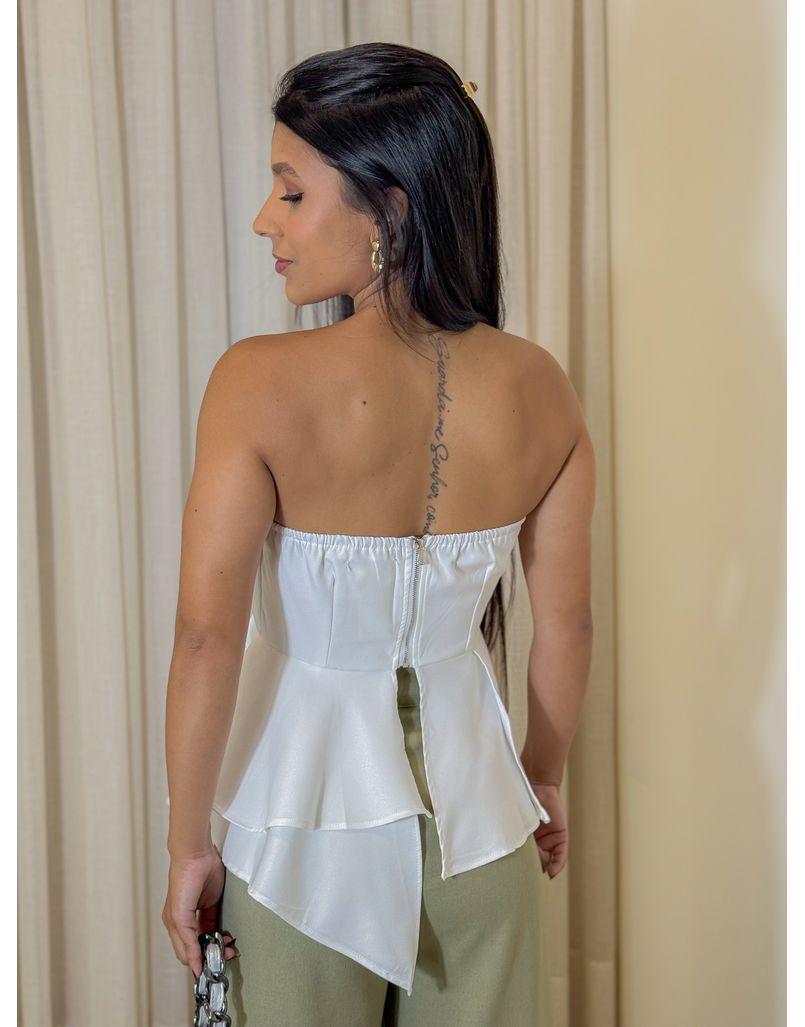 Blusa Tomara Que Caia Laysa Branca