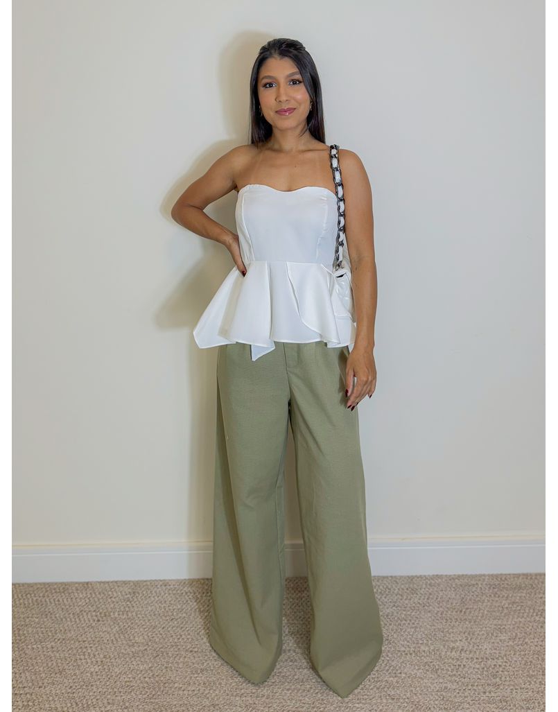 Calça Linho Roma Militar