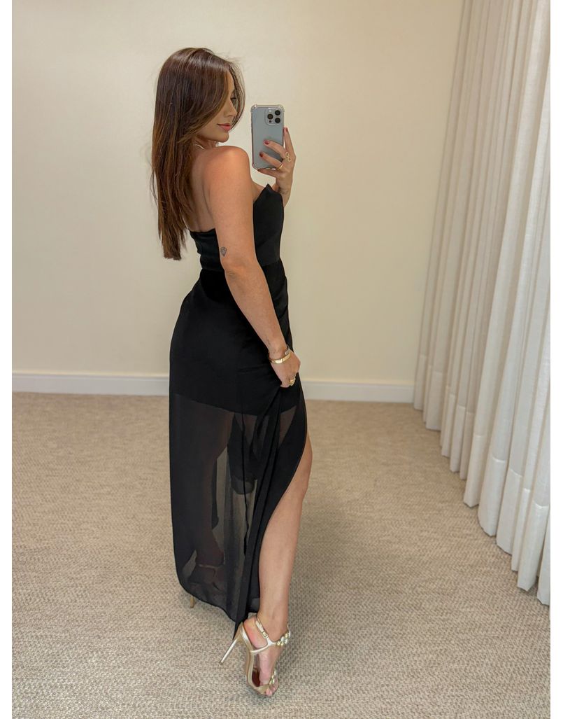 Vestido Amarração Tamires Preto