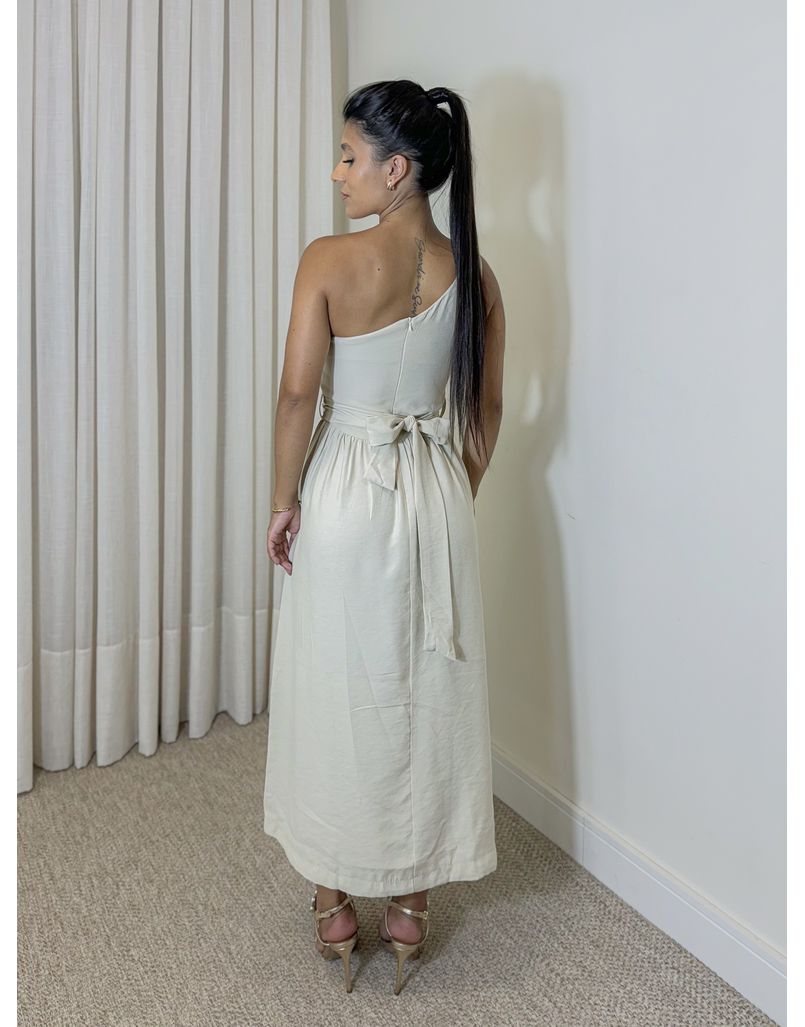 Vestido Midi Ariela Areia